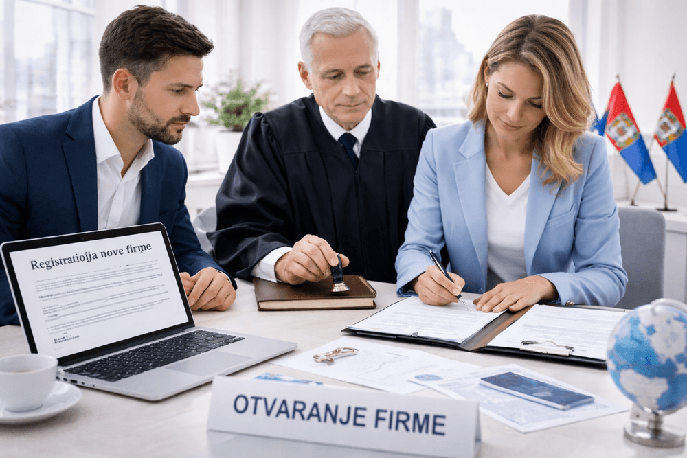 Osnivanje firme u Srbiji